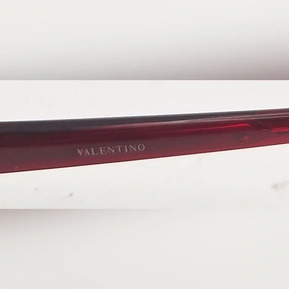 Valentino 5386/S Burgundy Oval Sunglasses Frames Only Italy  display picture 1